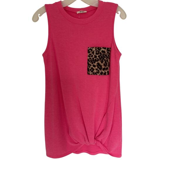 First Love Size Small Pink Sleeveless Top - Picture 1 of 6